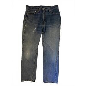 Men’s 36 x 32 Levi’s 505 Jeans Straight Leg Distressed Work Chore